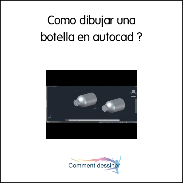 Como dibujar una botella en autocad